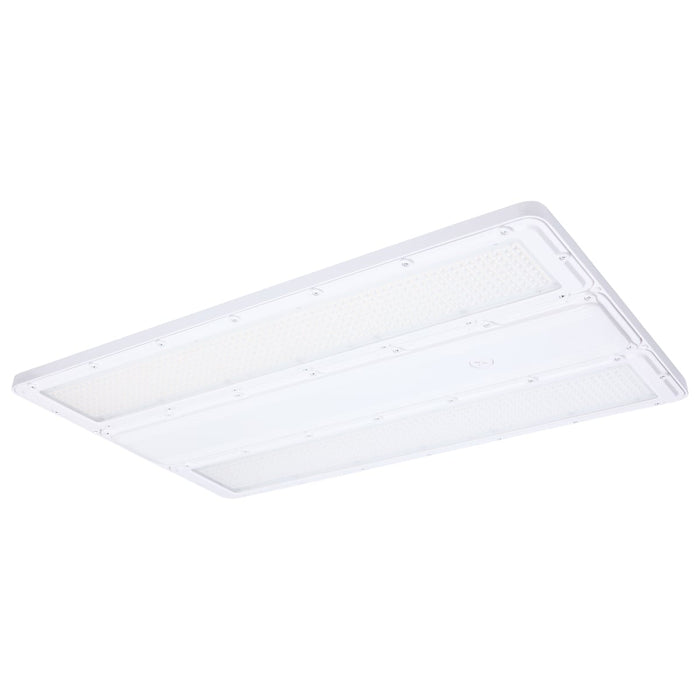 Linear Hi-Bay Nuvo 65-1172 240/220/180 Watt LED Linear High Bay - 3K/4K/5K CCT - IP69K - 120-347 Volt - White Finish Nuvo