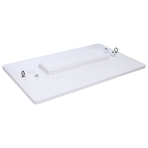 Linear Hi-Bay Nuvo 65-1173 320/295/255 Watt LED Linear High Bay - 3K/4K/5K CCT - IP69K - 120-347 Volt - White Finish Nuvo