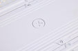 Linear Hi-Bay Nuvo 65-1173 320/295/255 Watt LED Linear High Bay - 3K/4K/5K CCT - IP69K - 120-347 Volt - White Finish Nuvo