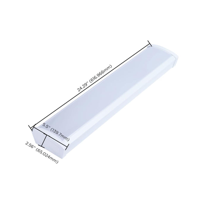 Ceiling Wrap Nuvo 65-1210 LED 2 Foot Wrap - 20 Watts - 27K/30K/35K/40K/50K CCT Selectable - White Finish - 120-277 Volt Nuvo