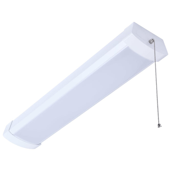 Ceiling Wrap Nuvo 65-1212 LED 2 Foot Wrap with Pull Chain - 20 Watts - 27K/30K/35K/40K/50K CCT Selectable - White Finish - 120 Volt Nuvo