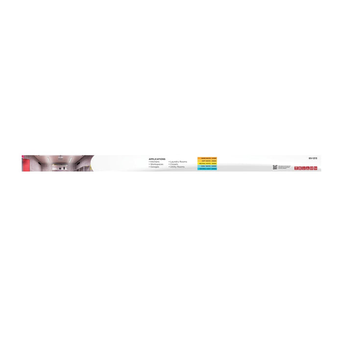 Ceiling Wrap Nuvo 65-1213 LED 4 Foot Wrap with Pull Chain - 39 Watts - 27K/30K/35K/40K/50K CCT Selectable - White Finish - 120 Volt Nuvo