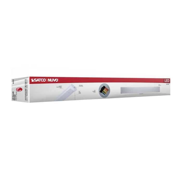Ceiling Wrap Nuvo 65-1213 LED 4 Foot Wrap with Pull Chain - 39 Watts - 27K/30K/35K/40K/50K CCT Selectable - White Finish - 120 Volt Nuvo