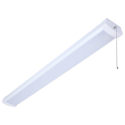 Ceiling Wrap Nuvo 65-1213 LED 4 Foot Wrap with Pull Chain - 39 Watts - 27K/30K/35K/40K/50K CCT Selectable - White Finish - 120 Volt Nuvo