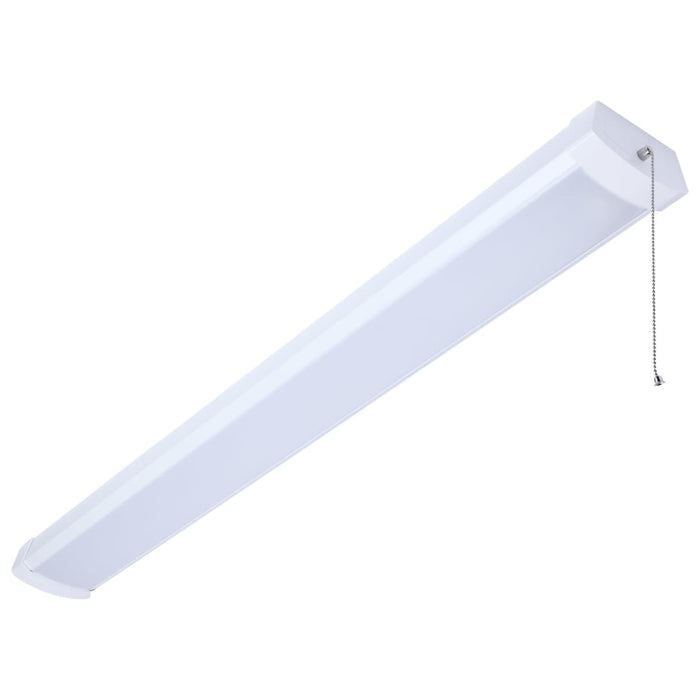 Ceiling Wrap Nuvo 65-1213 LED 4 Foot Wrap with Pull Chain - 39 Watts - 27K/30K/35K/40K/50K CCT Selectable - White Finish - 120 Volt Nuvo