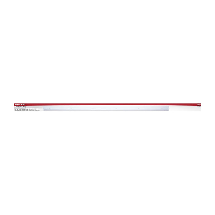 Strip Light Nuvo 65-1221 LED 4 Foot Strip Light - 19 Watts - 27K/30K/35K/40K/50K CCT Selectable - White Finish - 120-277 Volt Nuvo