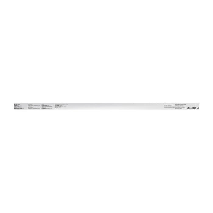 Strip Light Nuvo 65-1221 LED 4 Foot Strip Light - 19 Watts - 27K/30K/35K/40K/50K CCT Selectable - White Finish - 120-277 Volt Nuvo