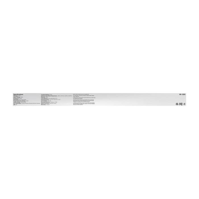 Strip Light Nuvo 65-1223 LED 2 Foot Connectable Strip Light - 20 Watts - 27K/30K/35K/40K/50K CCT Selectable - White Finish - 120 Volt Nuvo