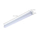 Strip Light Nuvo 65-1223 LED 2 Foot Connectable Strip Light - 20 Watts - 27K/30K/35K/40K/50K CCT Selectable - White Finish - 120 Volt Nuvo