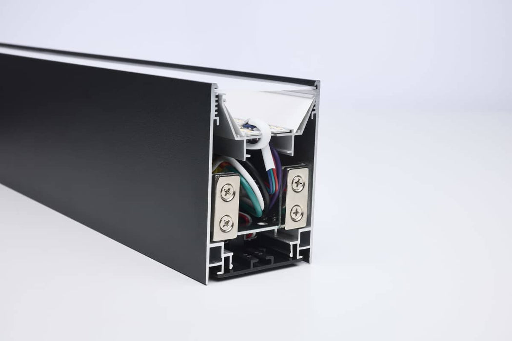 Linear Nuvo 65-1282 Momentum - 8 Foot LED Connectable Linear Strip - Up and Down Selectable - Black Finish Nuvo
