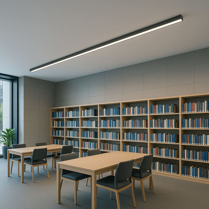 Linear Nuvo 65-1282 Momentum - 8 Foot LED Connectable Linear Strip - Up and Down Selectable - Black Finish Nuvo