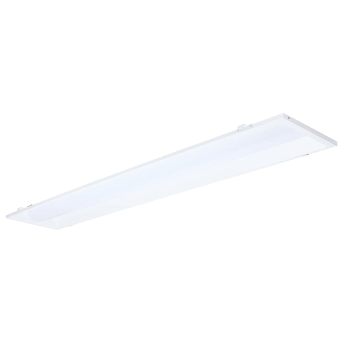 Troffer Nuvo 65-1300 40/30/20 Watt LED 1x4 Center Basket Troffer Retrofit Kit - 35K/4K/5K CCT - Dimmable - 120-277 Volt - Matte White Finish Nuvo