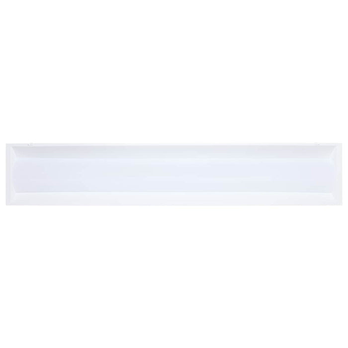 Troffer Nuvo 65-1300 40/30/20 Watt LED 1x4 Center Basket Troffer Retrofit Kit - 35K/4K/5K CCT - Dimmable - 120-277 Volt - Matte White Finish Nuvo