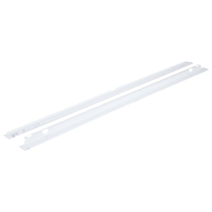 Troffer Nuvo 65-1300 40/30/20 Watt LED 1x4 Center Basket Troffer Retrofit Kit - 35K/4K/5K CCT - Dimmable - 120-277 Volt - Matte White Finish Nuvo