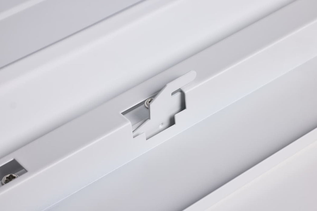 Troffer Nuvo 65-1301 40/30/20 Watt LED 2x2 Center Basket Troffer Retrofit Kit - 35K/4K/5K CCT - Dimmable - 120-277 Volt - Matte White Finish Nuvo