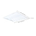 Troffer Nuvo 65-1301 40/30/20 Watt LED 2x2 Center Basket Troffer Retrofit Kit - 35K/4K/5K CCT - Dimmable - 120-277 Volt - Matte White Finish Nuvo