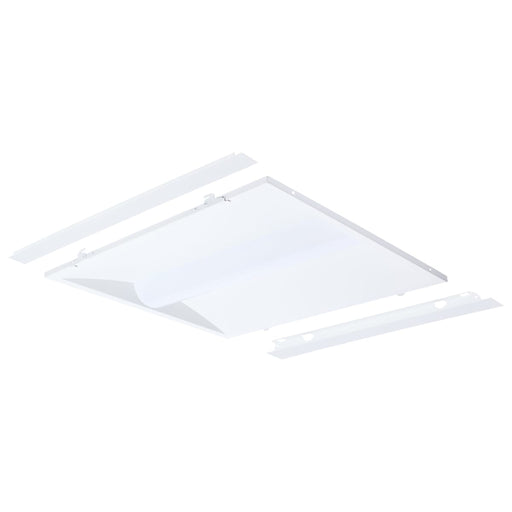 Troffer Nuvo 65-1301 40/30/20 Watt LED 2x2 Center Basket Troffer Retrofit Kit - 35K/4K/5K CCT - Dimmable - 120-277 Volt - Matte White Finish Nuvo