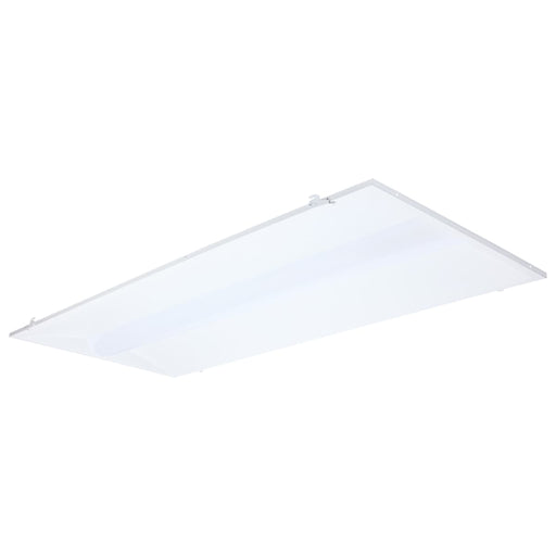 Troffer Nuvo 65-1302 50/40/30 Watt LED 2x4 Center Basket Troffer Retrofit Kit - 35K/4K/5K CCT - Dimmable - 120-277 Volt - Matte White Finish Nuvo