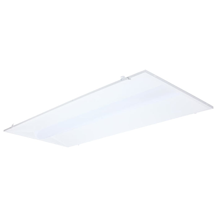 Troffer Nuvo 65-1302 50/40/30 Watt LED 2x4 Center Basket Troffer Retrofit Kit - 35K/4K/5K CCT - Dimmable - 120-277 Volt - Matte White Finish Nuvo