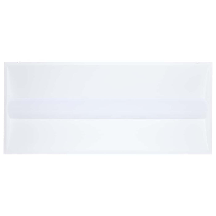 Troffer Nuvo 65-1302 50/40/30 Watt LED 2x4 Center Basket Troffer Retrofit Kit - 35K/4K/5K CCT - Dimmable - 120-277 Volt - Matte White Finish Nuvo