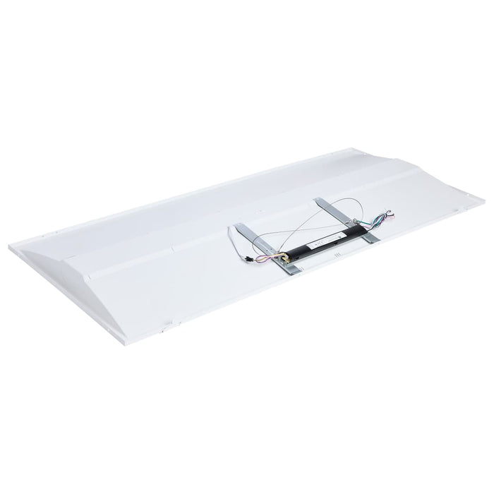 Troffer Nuvo 65-1302 50/40/30 Watt LED 2x4 Center Basket Troffer Retrofit Kit - 35K/4K/5K CCT - Dimmable - 120-277 Volt - Matte White Finish Nuvo
