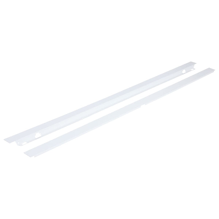 Troffer Nuvo 65-1302 50/40/30 Watt LED 2x4 Center Basket Troffer Retrofit Kit - 35K/4K/5K CCT - Dimmable - 120-277 Volt - Matte White Finish Nuvo