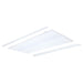 Troffer Nuvo 65-1302 50/40/30 Watt LED 2x4 Center Basket Troffer Retrofit Kit - 35K/4K/5K CCT - Dimmable - 120-277 Volt - Matte White Finish Nuvo