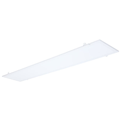 Troffer Nuvo 65-1320 40/30/20 Watt LED 1x4 Flat Panel Troffer Retrofit Kit - 35K/4K/5K CCT - Dimmable - 120-277 Volt - Matte White Finish Nuvo