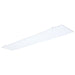 Troffer Nuvo 65-1320 40/30/20 Watt LED 1x4 Flat Panel Troffer Retrofit Kit - 35K/4K/5K CCT - Dimmable - 120-277 Volt - Matte White Finish Nuvo