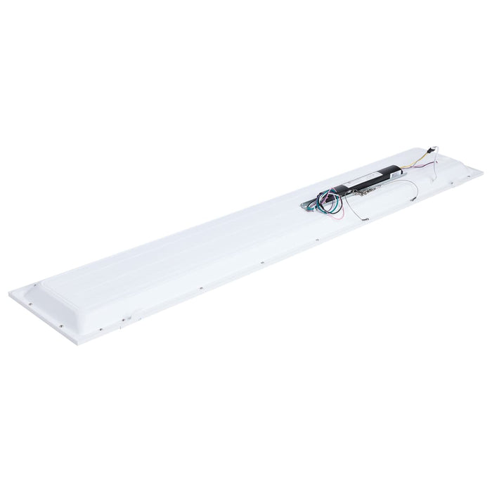Troffer Nuvo 65-1320 40/30/20 Watt LED 1x4 Flat Panel Troffer Retrofit Kit - 35K/4K/5K CCT - Dimmable - 120-277 Volt - Matte White Finish Nuvo