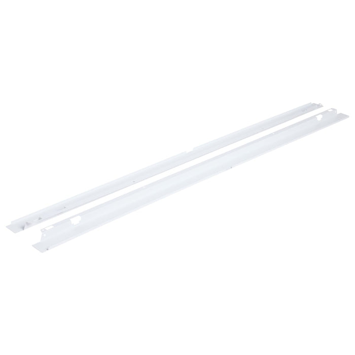 Troffer Nuvo 65-1320 40/30/20 Watt LED 1x4 Flat Panel Troffer Retrofit Kit - 35K/4K/5K CCT - Dimmable - 120-277 Volt - Matte White Finish Nuvo