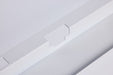 Troffer Nuvo 65-1320 40/30/20 Watt LED 1x4 Flat Panel Troffer Retrofit Kit - 35K/4K/5K CCT - Dimmable - 120-277 Volt - Matte White Finish Nuvo