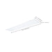 Troffer Nuvo 65-1320 40/30/20 Watt LED 1x4 Flat Panel Troffer Retrofit Kit - 35K/4K/5K CCT - Dimmable - 120-277 Volt - Matte White Finish Nuvo