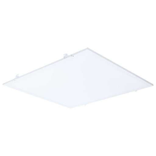 Troffer Nuvo 65-1321 40/30/20 Watt LED 2x2 Flat Panel Troffer Retrofit Kit - 35K/4K/5K CCT - Dimmable - 120-277 Volt - Matte White Finish Nuvo