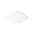 Troffer Nuvo 65-1321 40/30/20 Watt LED 2x2 Flat Panel Troffer Retrofit Kit - 35K/4K/5K CCT - Dimmable - 120-277 Volt - Matte White Finish Nuvo