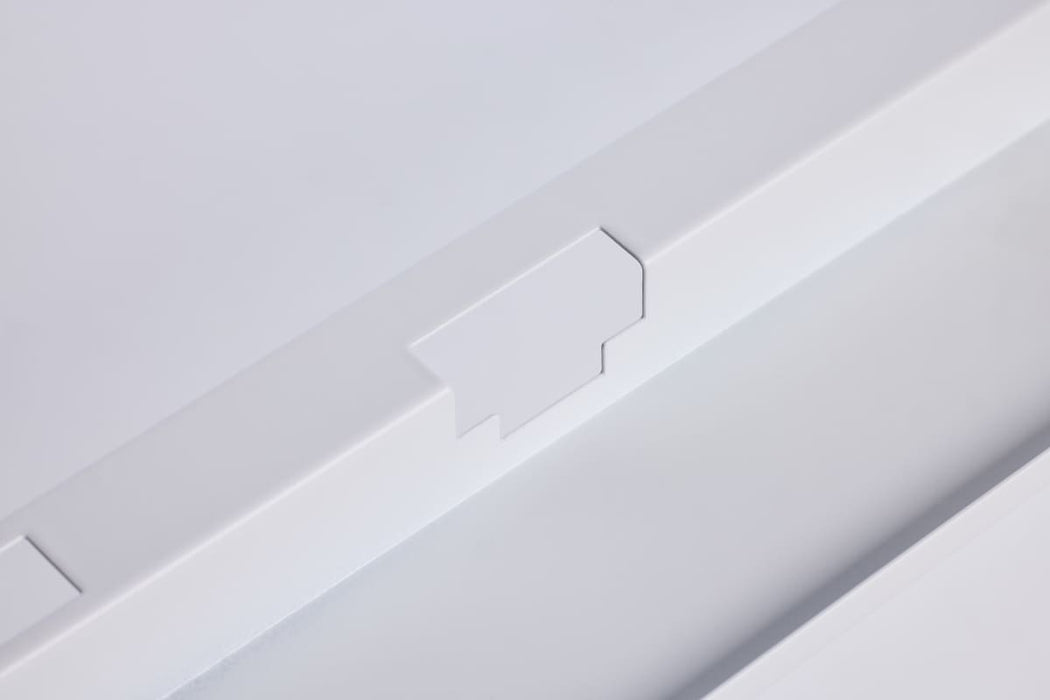 Troffer Nuvo 65-1322 50/40/30 Watt LED 2x4 Flat Panel Troffer Retrofit Kit - 35K/4K/5K CCT - Dimmable - 120-277 Volt - Matte White Finish Nuvo