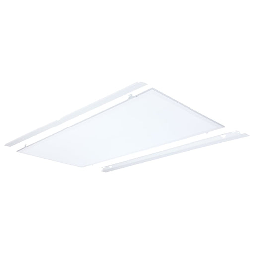 Troffer Nuvo 65-1322 50/40/30 Watt LED 2x4 Flat Panel Troffer Retrofit Kit - 35K/4K/5K CCT - Dimmable - 120-277 Volt - Matte White Finish Nuvo