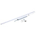 Backlit Flat Panel Nuvo 65-1333 30W/25W/20W/15W/10W Wattage Selectable LED Light Bar Retrofit Kit - 3000K/3500K/4000K/5000K/6500K CCT Selectable - 1-Bar - 4 Feet - 120-277 Volt - Silver Finish Nuvo