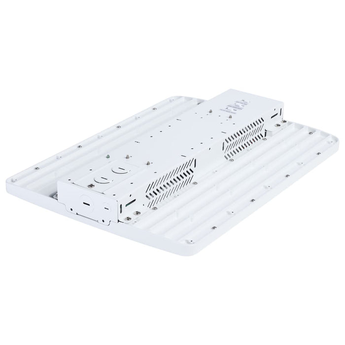 Linear Hi-Bay Nuvo 65-1510 LED Linear High Bay - 105/90/70 Wattage Selectable - 3K/4K/5K CCT Selectable - Beam Angle Selectable - White Finish - 120-347 Volt Nuvo