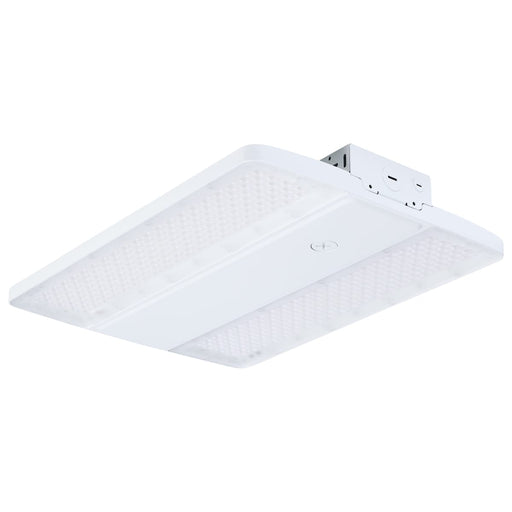 Linear Hi-Bay Nuvo 65-1510 LED Linear High Bay - 105/90/70 Wattage Selectable - 3K/4K/5K CCT Selectable - Beam Angle Selectable - White Finish - 120-347 Volt Nuvo