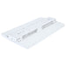 Linear Hi-Bay Nuvo 65-1513 LED Linear High Bay - 320/295/255 Wattage Selectable - 3K/4K/5K CCT Selectable - Beam Angle Selectable - White Finish - 120-347 Volt Nuvo