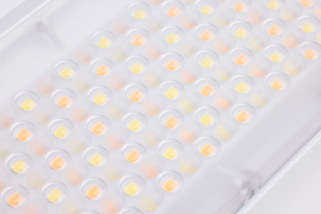 Linear Hi-Bay Nuvo 65-1513 LED Linear High Bay - 320/295/255 Wattage Selectable - 3K/4K/5K CCT Selectable - Beam Angle Selectable - White Finish - 120-347 Volt Nuvo