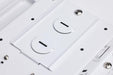 Linear Hi-Bay Nuvo 65-1513 LED Linear High Bay - 320/295/255 Wattage Selectable - 3K/4K/5K CCT Selectable - Beam Angle Selectable - White Finish - 120-347 Volt Nuvo
