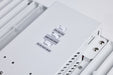 Linear Hi-Bay Nuvo 65-1513 LED Linear High Bay - 320/295/255 Wattage Selectable - 3K/4K/5K CCT Selectable - Beam Angle Selectable - White Finish - 120-347 Volt Nuvo