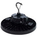 Circular Hi-Bay Nuvo 65-1520 120/100/80 Wattage Selectable LED UFO High Bay - 3K/4K/5K CCT Selectable - 60/80/100 Beam Angle Selectable - Black Finish - 120-347 Volt Nuvo