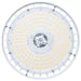 Circular Hi-Bay Nuvo 65-1522 120/100/80 Wattage Selectable LED UFO High Bay - 3K/4K/5K CCT Selectable - 60/80/100 Beam Angle Selectable - White Finish - 120-347 Volt Nuvo