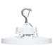 Circular Hi-Bay Nuvo 65-1522 120/100/80 Wattage Selectable LED UFO High Bay - 3K/4K/5K CCT Selectable - 60/80/100 Beam Angle Selectable - White Finish - 120-347 Volt Nuvo