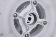Circular Hi-Bay Nuvo 65-1522 120/100/80 Wattage Selectable LED UFO High Bay - 3K/4K/5K CCT Selectable - 60/80/100 Beam Angle Selectable - White Finish - 120-347 Volt Nuvo