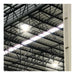Circular Hi-Bay Nuvo 65-1522 120/100/80 Wattage Selectable LED UFO High Bay - 3K/4K/5K CCT Selectable - 60/80/100 Beam Angle Selectable - White Finish - 120-347 Volt Nuvo