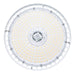 Circular Hi-Bay Nuvo 65-1523 240/200/150 Wattage Selectable LED UFO High Bay - 3K/4K/5K CCT Selectable - 60/80/100 Beam Angle Selectable - White Finish - 120-347 Volt Nuvo